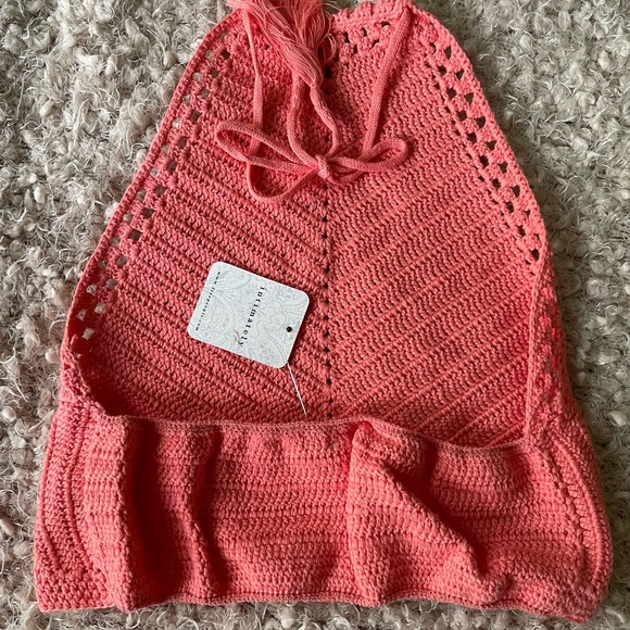 Free People Know Better Knit Crop Top Halter - Picture 6 of 9